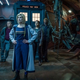 The Doctor and her companions.